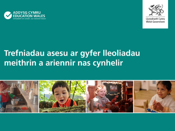 Trefniadau asesu ar gyfer lleoliadau meithrin a ariennir nas cynhelir