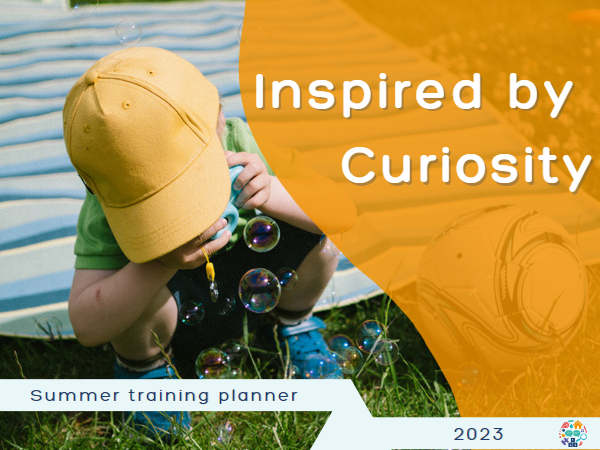 Summer Training Planner - Child playing with bubbles