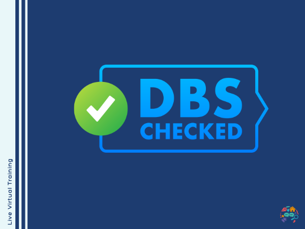DBS Checked logo with a green tick on a navy background