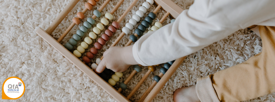 How to buy Child playing with an abacus