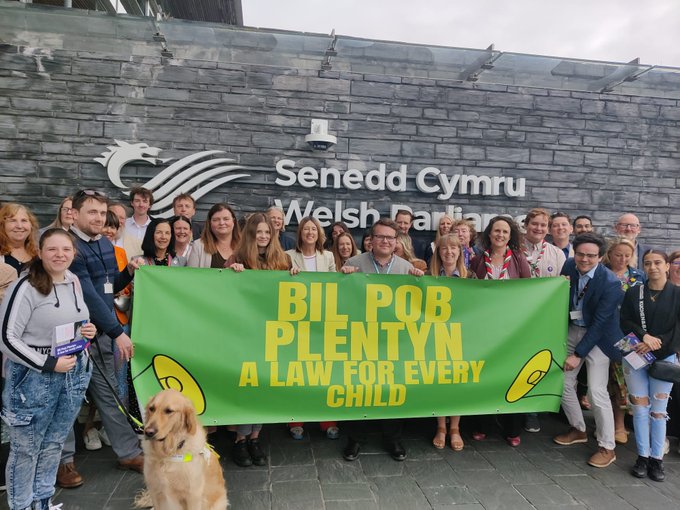 Picture is of members of the Cross-Party Group on Children and Families 