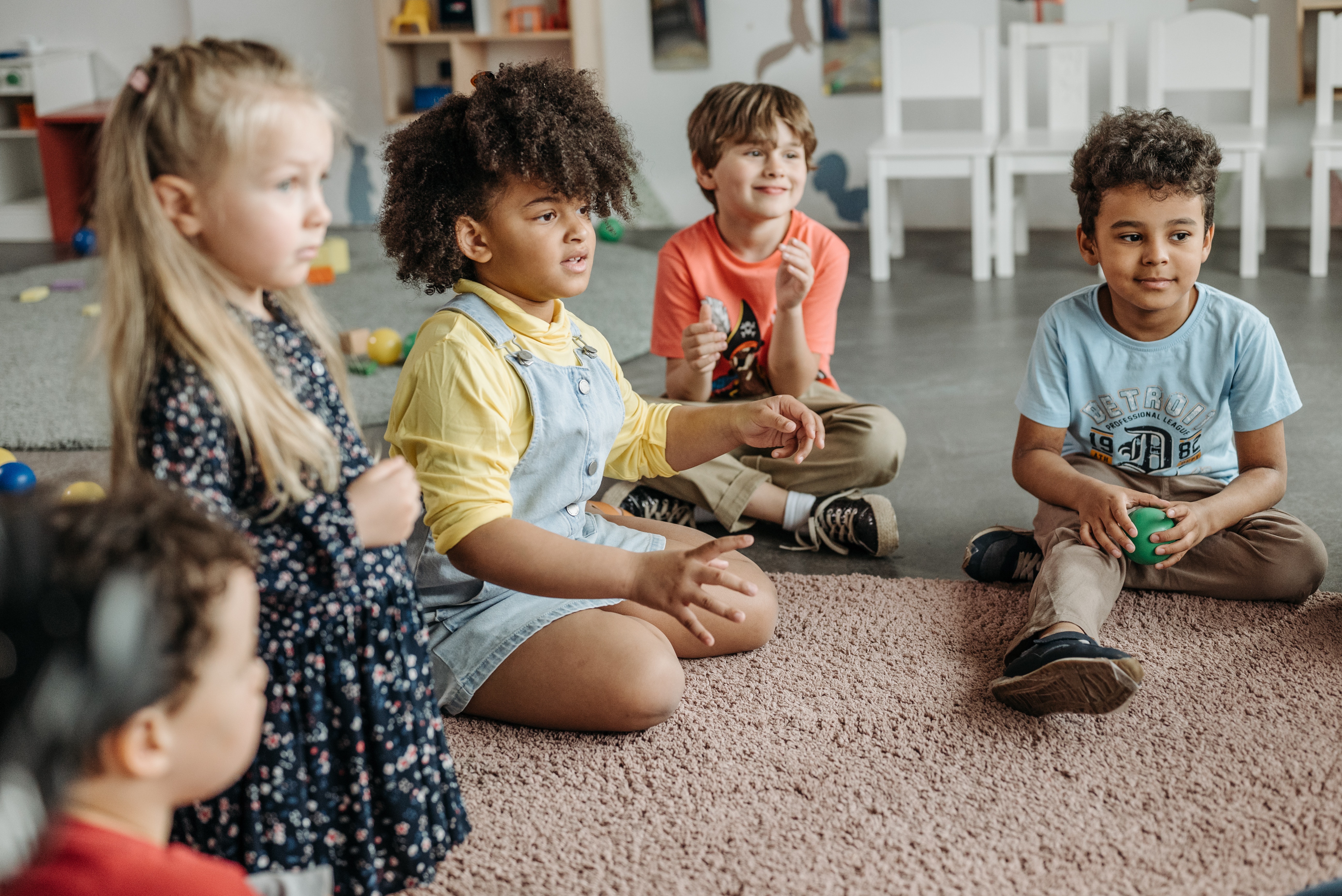 children in nursery setting