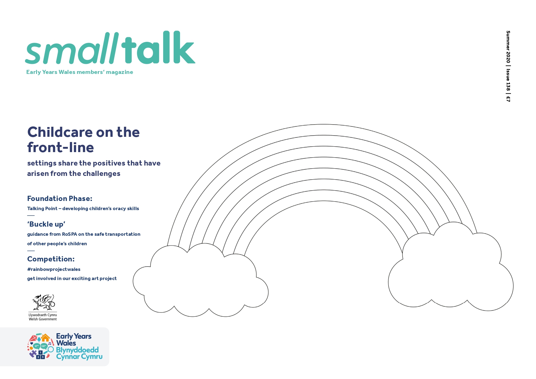 smalltalk summer 2020 cover rainbow competition rainbow art competition smalltalk summer 2020