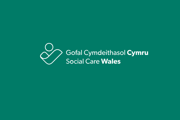 Social Care Wales logo