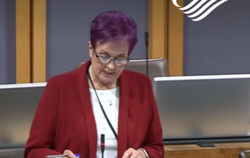 Image is of Dawn Bowden MS, Minister for Children and Social Care