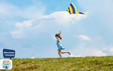 Girl Flying Kite