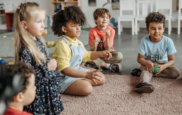 children in nursery setting