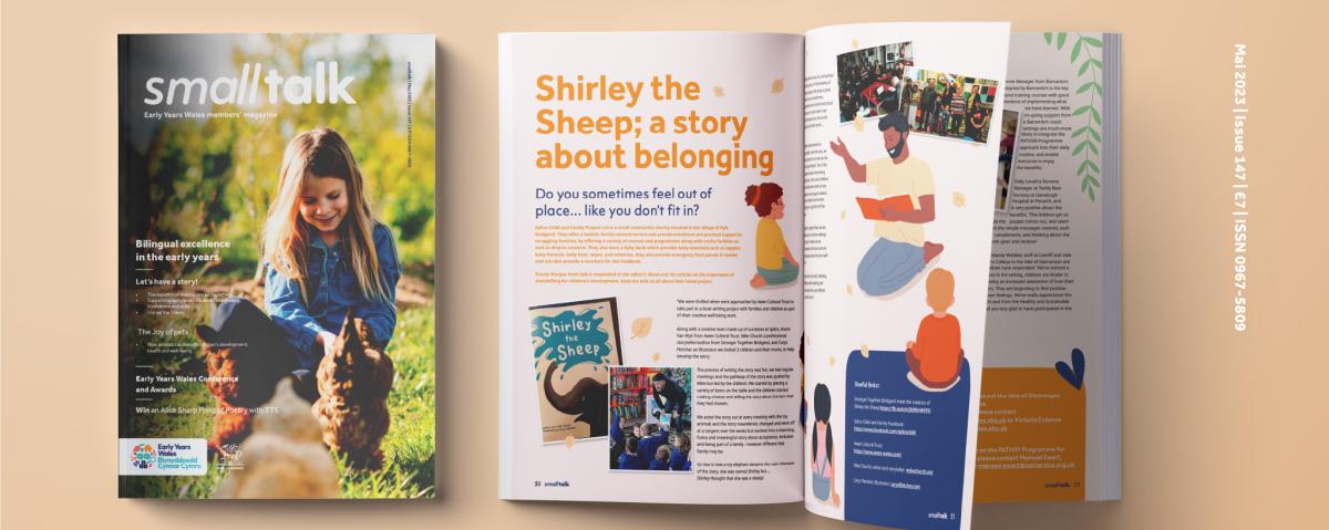 front cover and a couple of pages of latest smalltalk magazine