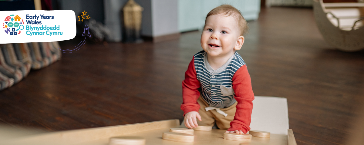 Book your place now Toddler crawling up wooden platform