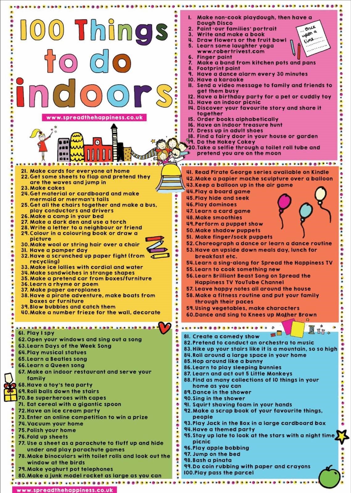 100 things to do